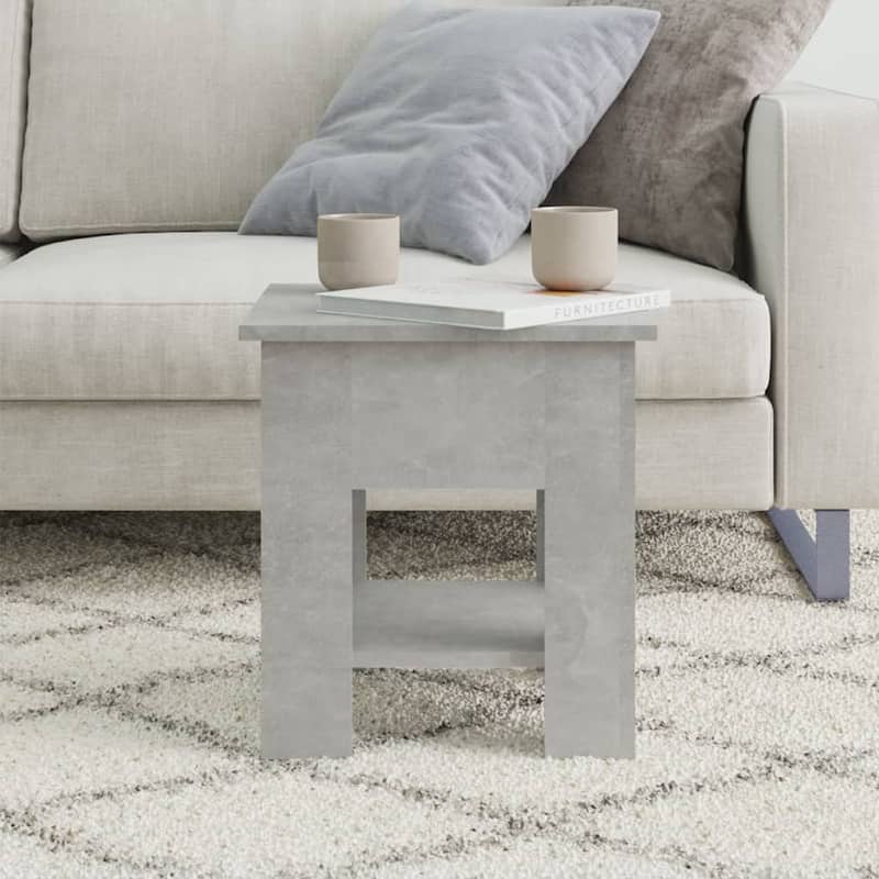 vidaXL Coffee Table End Table Sofa Table Living Room Furniture Engineered Wood - 15.7" x 15.7" x 16.5"