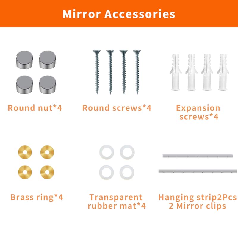 Wall Mirror Home Gym Mirror Dance Studio Mirror Tempered Glass Mirror