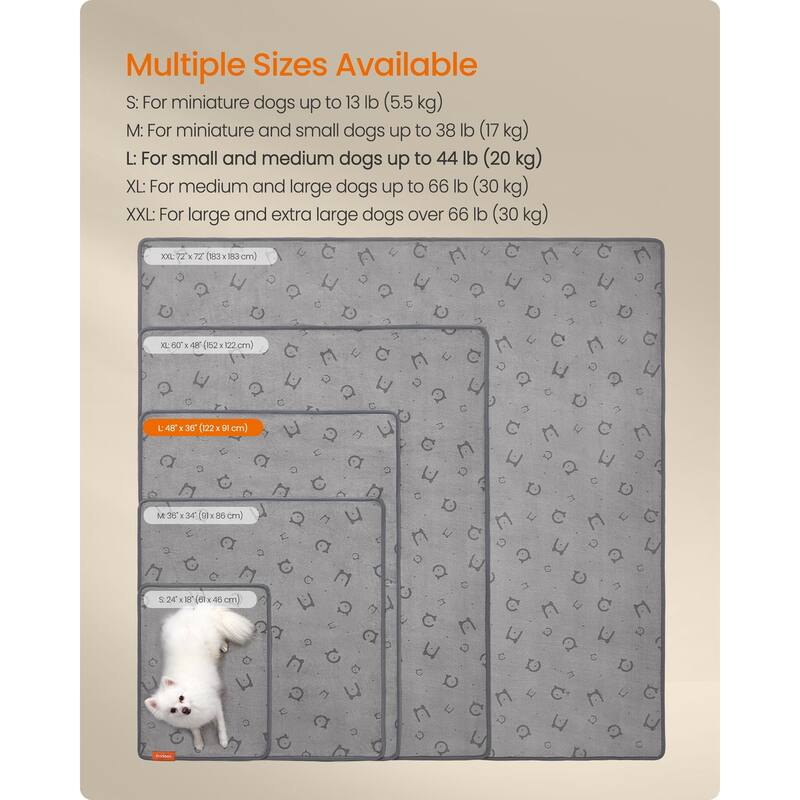 Washable Pee Pads for Dogs, 2 Pack, Reusable, High Absorbency, Leakproof Protection