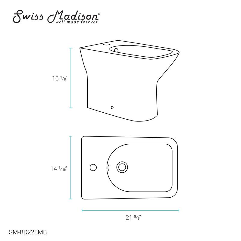 Swiss Madison Carre Bidet