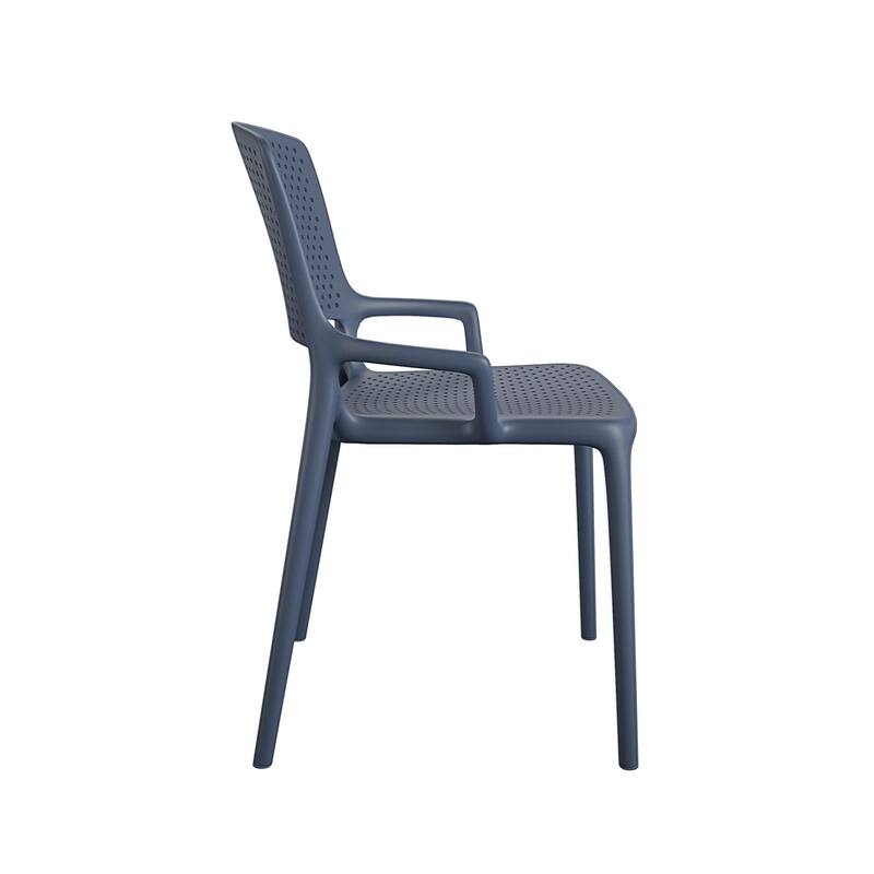 COSCO Outdoor/Indoor Stacking Resin Dining Chair, Set of 2