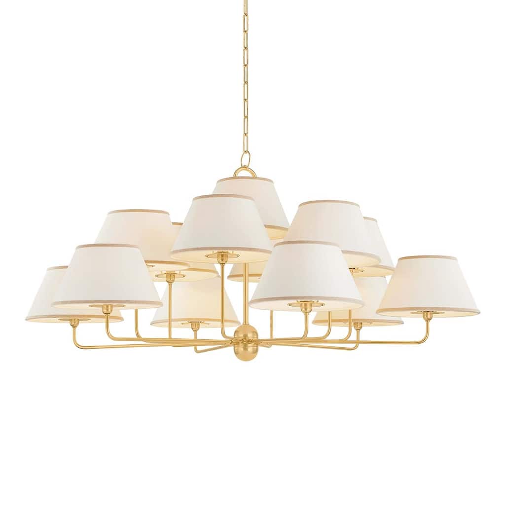 Hudson Valley Lighting 7413 Durland 13 Light 55" Wide Chandelier with
