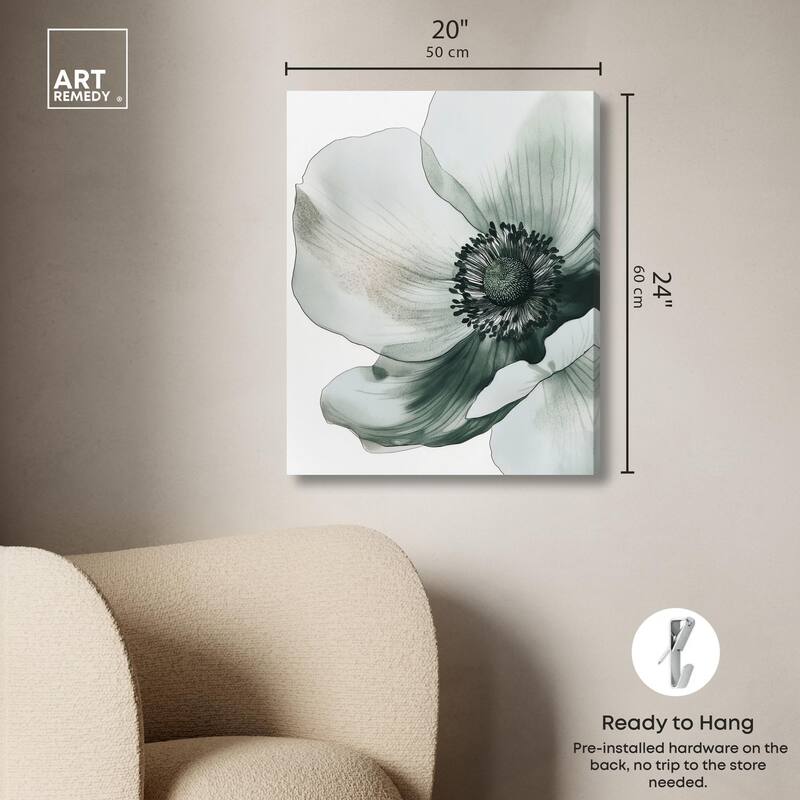 Delicate Stamen III Canvas by Art Remedy, Gallery Wrapped