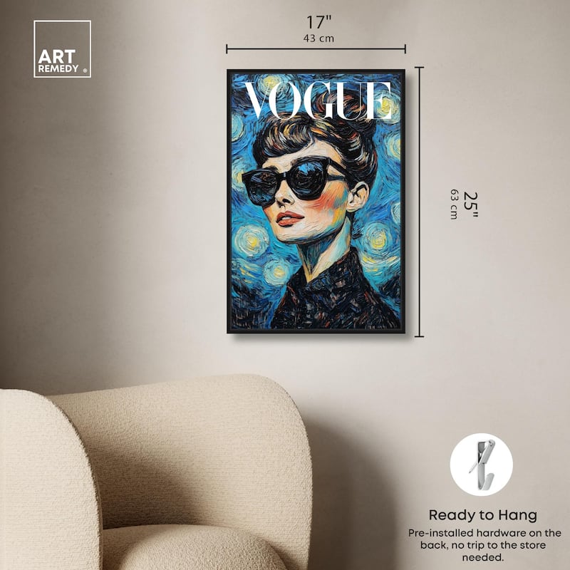 Starry Night Icon Canvas by Art Remedy