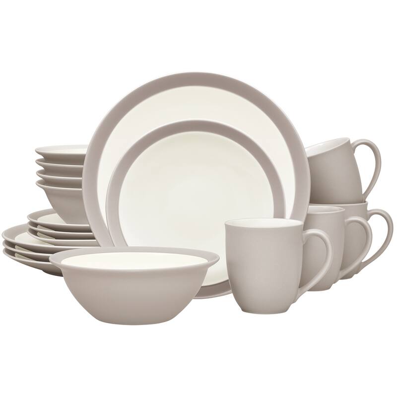 Noritake Colorwave 16-Piece Curve Dinnerware Set, Service For 4 - Sand