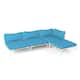 Option Blue,4pcs seats & 4 arms