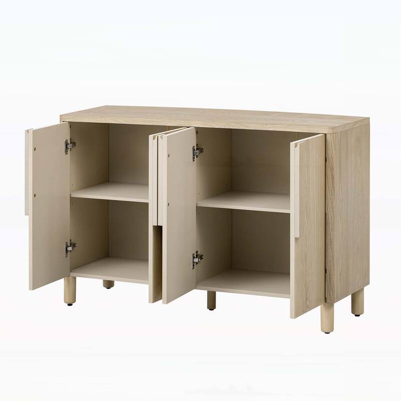 4-Door Buffet Cabinet with Storage