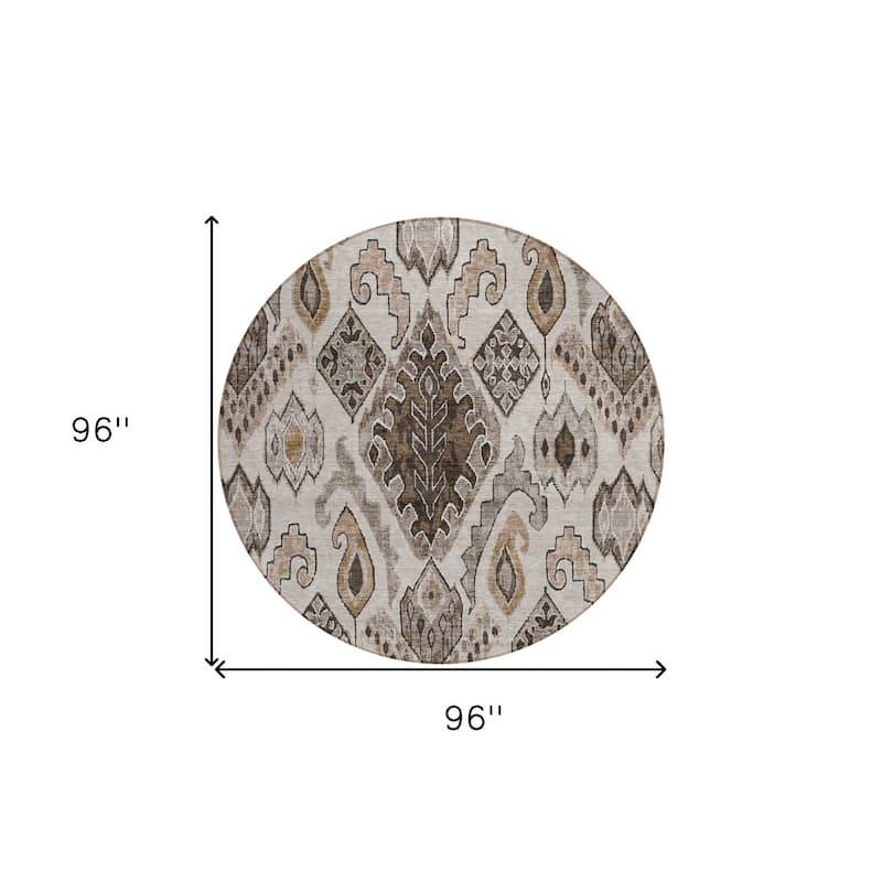 HomeRoots Moroccan Transitional Rectangle Outdoor Rug