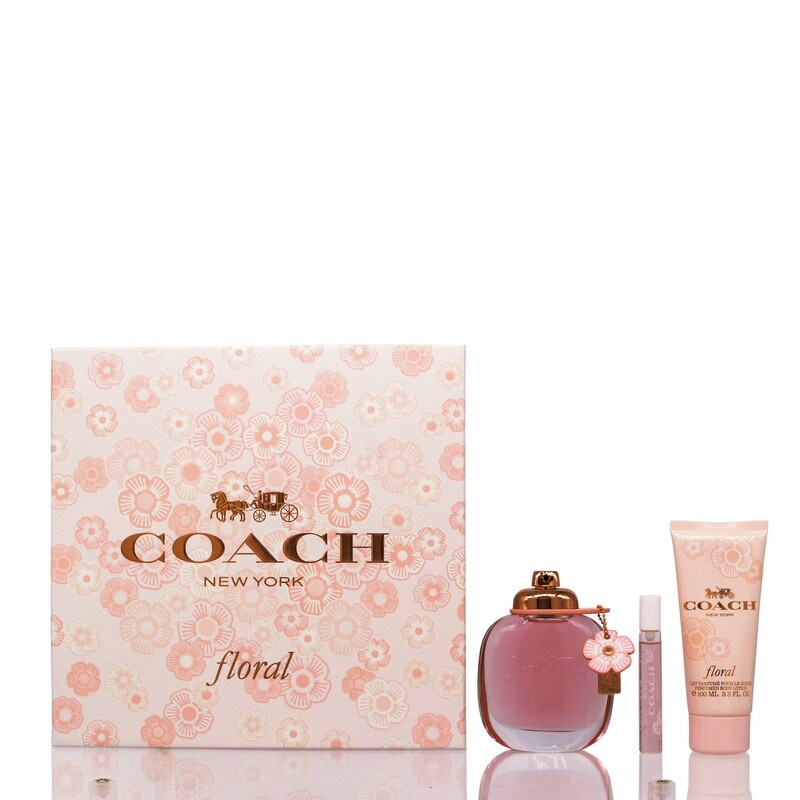 coach floral perfume set