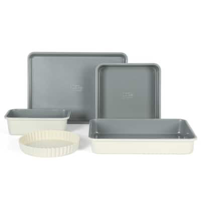 Sur La Table Kitchen Essential Carbon Steel Bakeware Set W/Premium PFA Free Grey Ceramic Nonstick