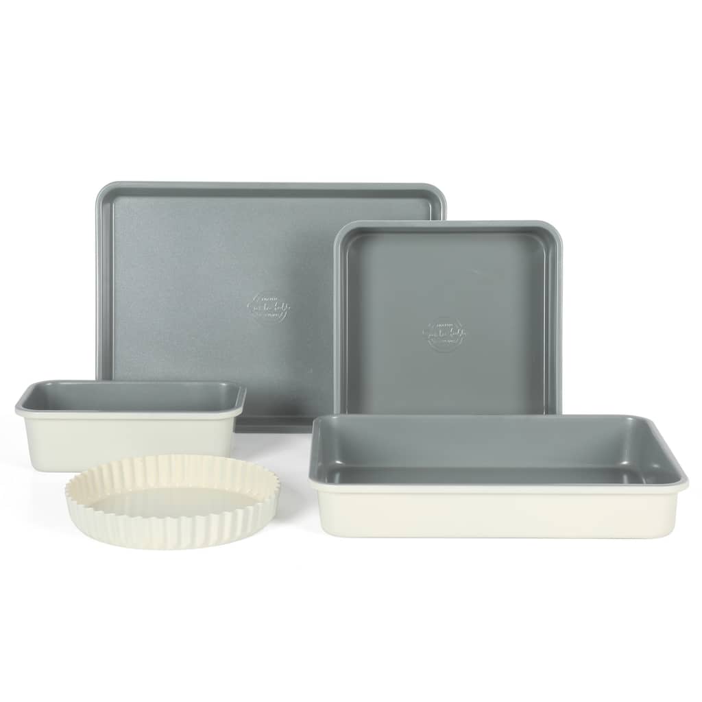 Sur La Table Kitchen Essential Carbon Steel Bakeware Set W/Premium PFA Free Grey Ceramic Nonstick