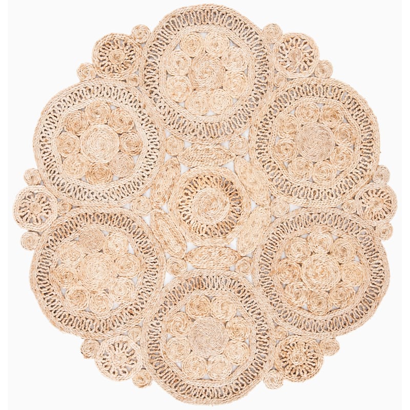 SAFAVIEH Handmade Natural Fiber Nylah Farmhouse Rug