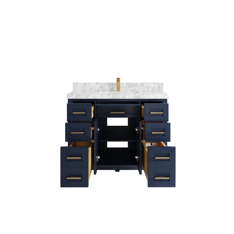 Willow Collections 42 in. W x 22 in. D Cambridge Single Sink Bathroom Vanity with Countertop