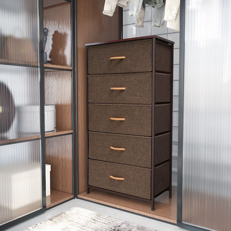 VredHom Vertical 5 Drawers Storage Tower