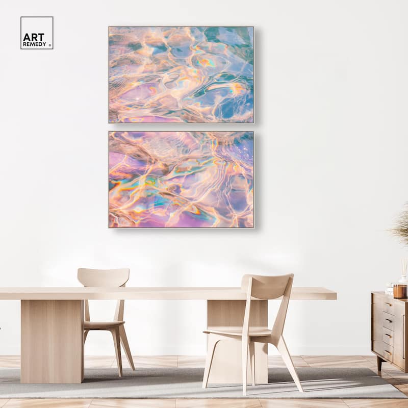 Metallic Drift II Canvas Set of 2 by Art Remedy