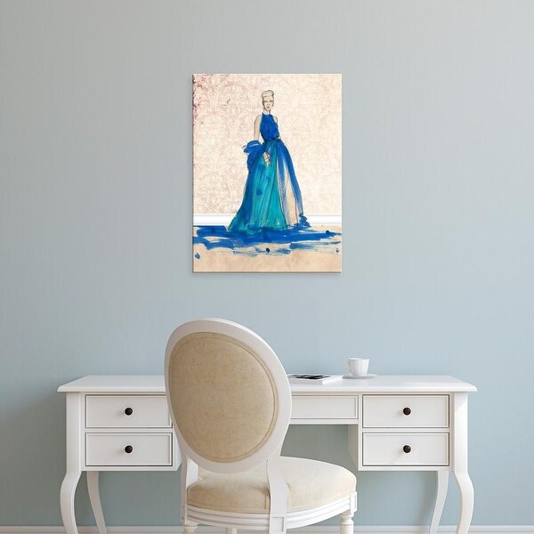 Easy Art Prints Alicia Ludwig's 'Blue Danube I' Premium Canvas Art