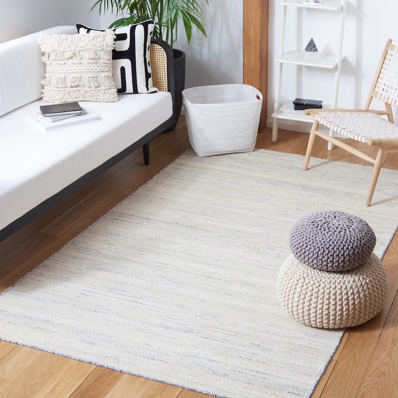 SAFAVIEH Handmade Natural Fiber Jaylyn Jute & Wool Rug - 5' x 8' - Beige/Grey