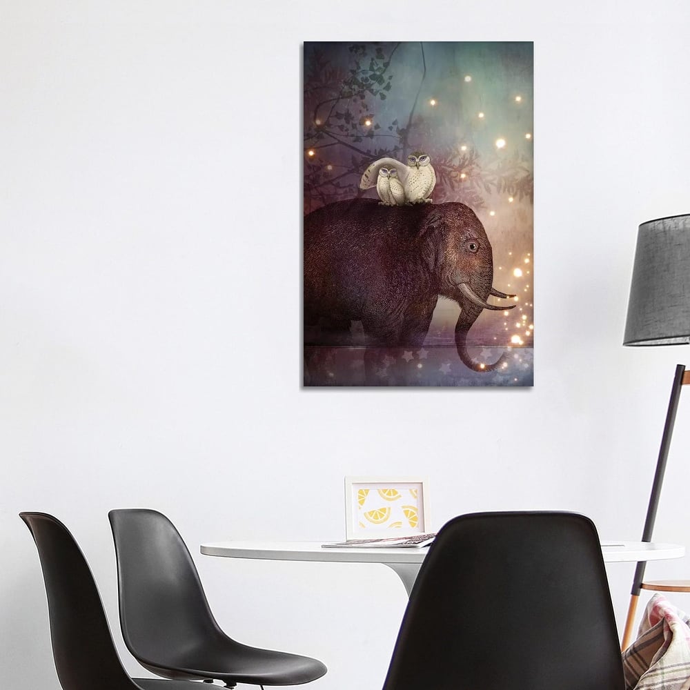 iCanvas "Riding Through The Night" by Catrin Welz-Stein Canvas Print