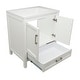 preview thumbnail 119 of 146, Nevado 37" Bathroom Vanity with Cultured Marble Vanity Top Sink in White with White Basin