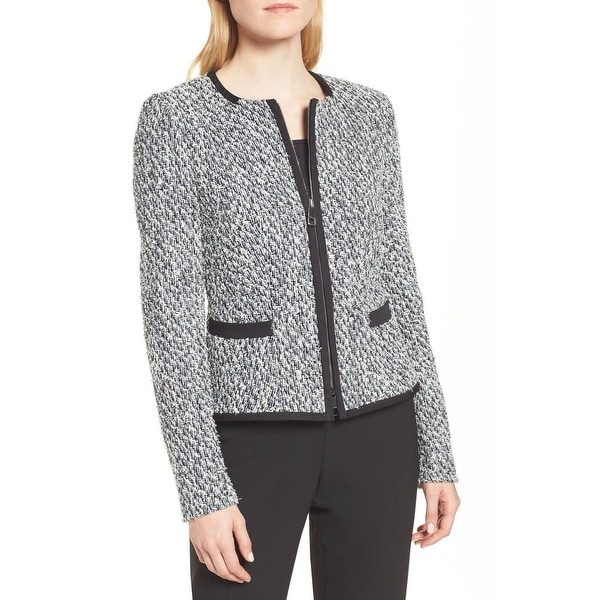 Boss tweed jacket clearance