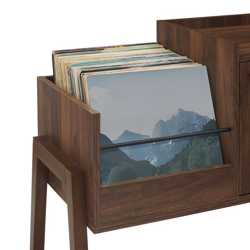 Crosley Luna Record Player Cabinet With Vinyl Storage