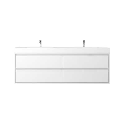 Morava 72" Floating Vanity with Double Sink - 72