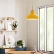 preview thumbnail 24 of 66, 1 - Light Modern Metal 11.02" Bowl Dome Island Pendant Light