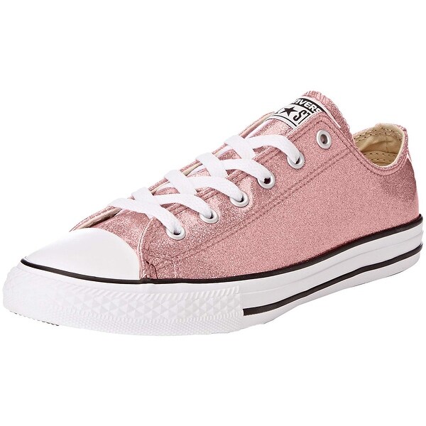 rose gold and white converse