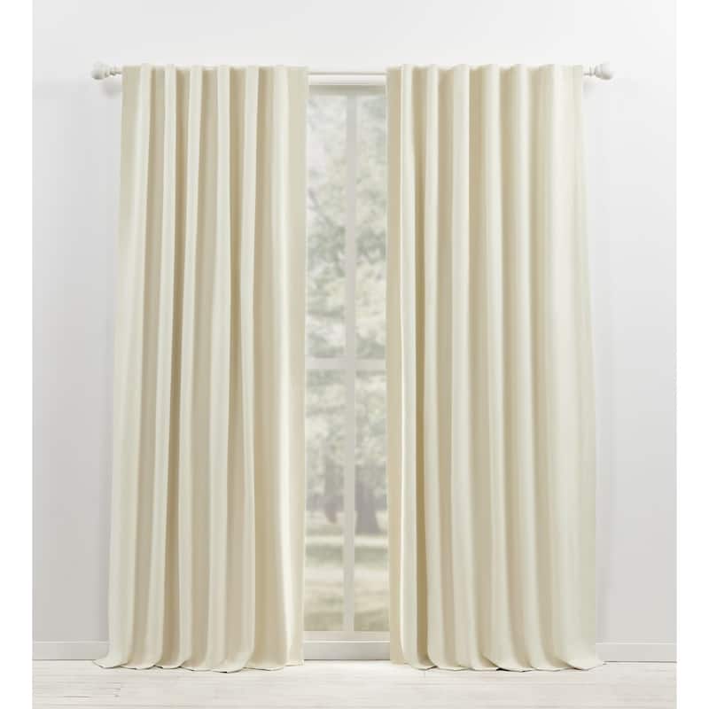 Lauren Ralph Lauren Waller Blackout Back Tab/Rod Pocket Single Curtain Panel - 52x84 - Natural