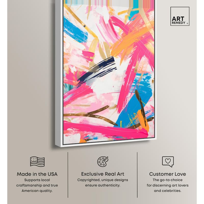 Exuberant Hues IV Canvas by Art Remedy