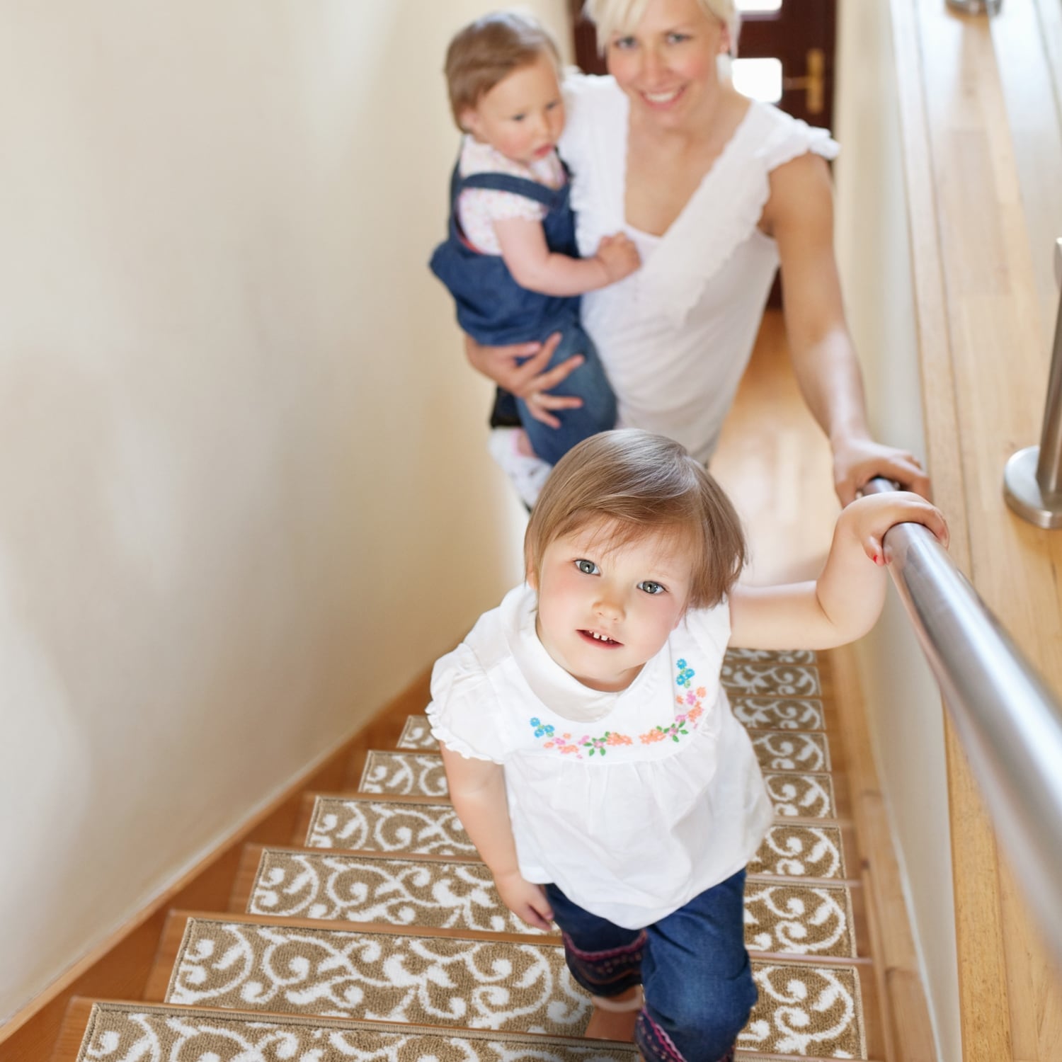 SussexHome Leaves Pattern Stair Treads-image