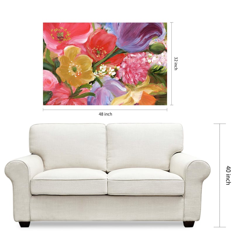 Empire Art Direct Blossom Symphony I Printed Tempered Glass Wall Art