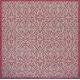 preview thumbnail 30 of 147, JONATHAN Y Ourika Vintage Filigree Textured Weave Indoor/Outdoor Area Rug 5' Square - Light Gray/Fuchsia