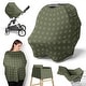 preview thumbnail 1 of 4, Sweet Jojo Designs Jungle Animals Hatch Print Boy Girl Unisex/Gender Neutral 5 in 1 Baby Car Seat and Nursing Cover Wildlife