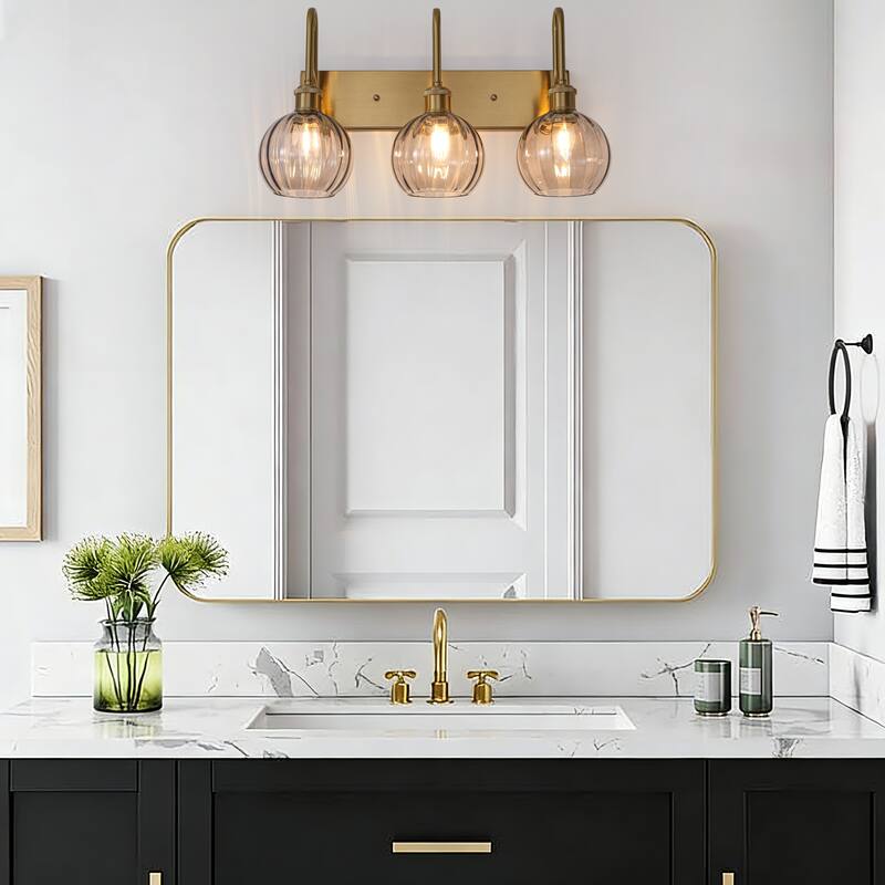 3-Light Dimmable Bathroom Vanity Light