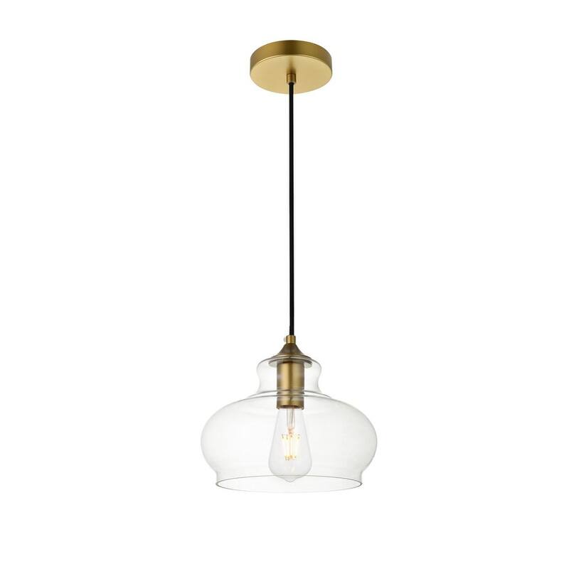 Clear Glass 1-light Pendant