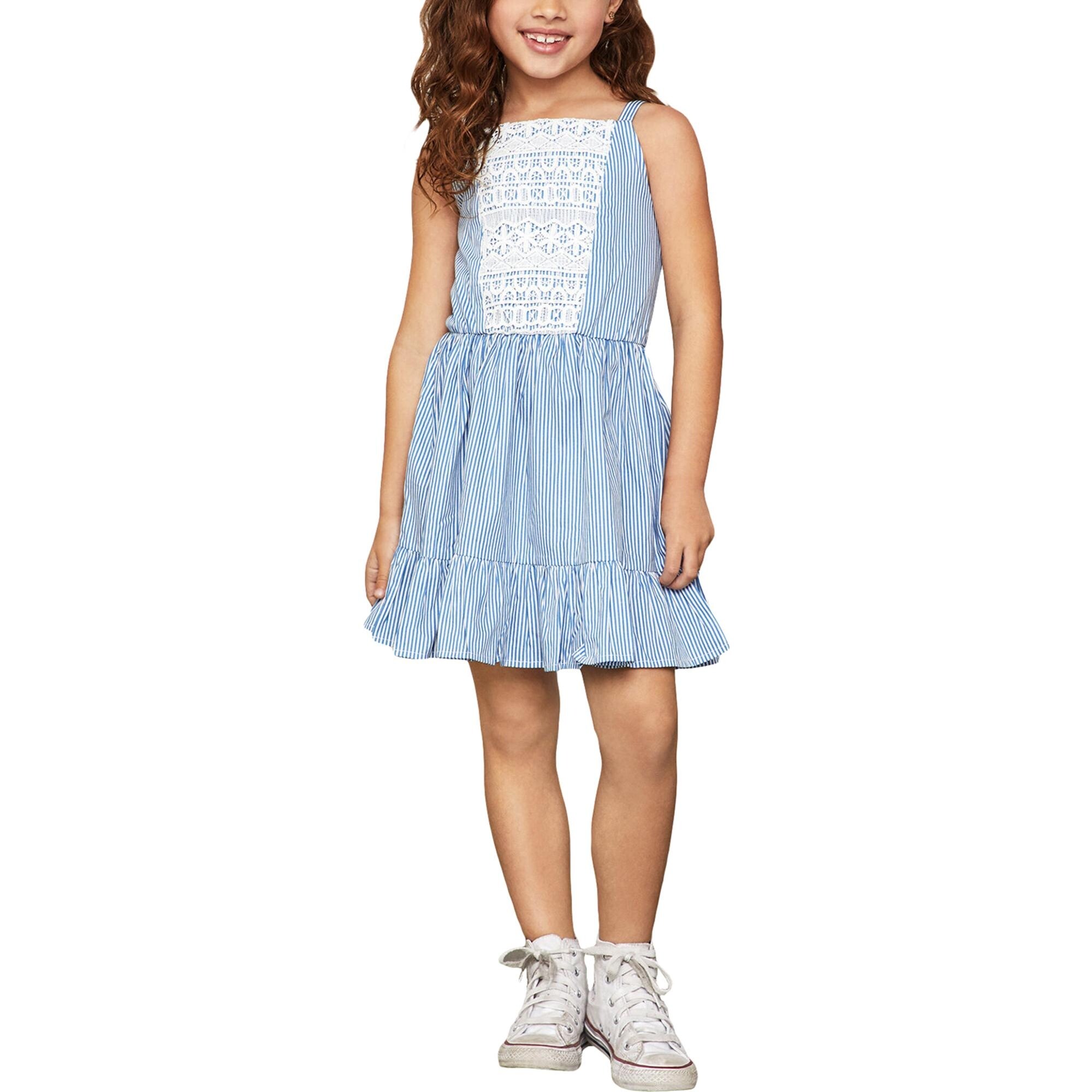 girls blue sundress