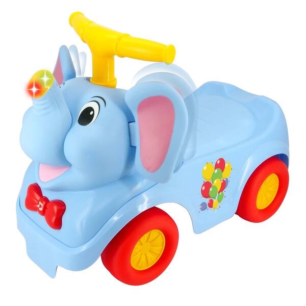 slide 1 of 5, Kiddieland Lights 'N' Sounds Elephant Ride-On