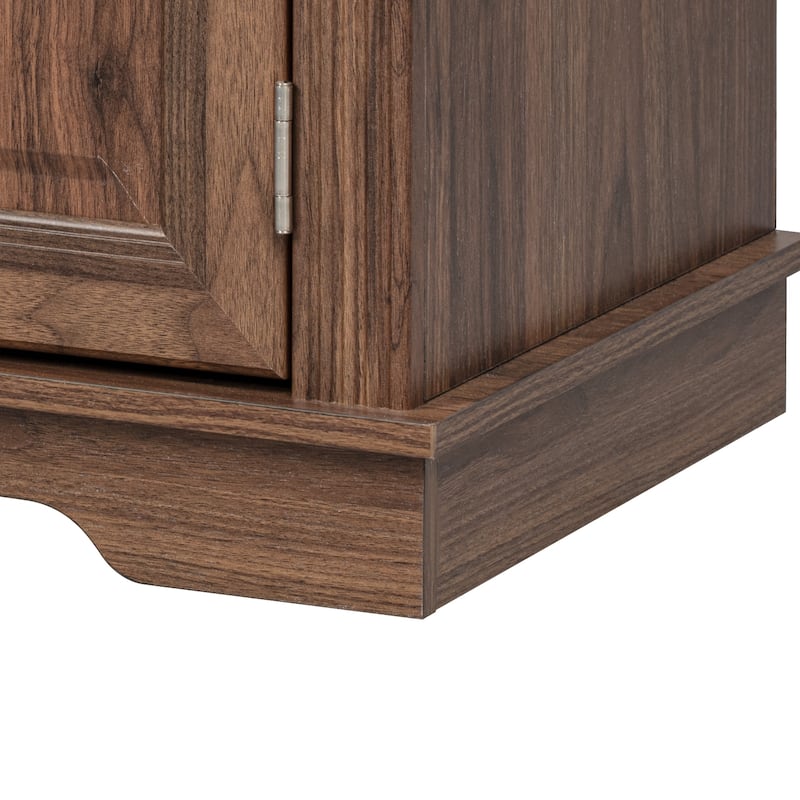 71"Tall Kitchen Pantry Cabinet with 3 Pull Out Cabinet Organizers,Cabinet with 6 Door Shelves,2 Drawers,Freestanding Cupboard
