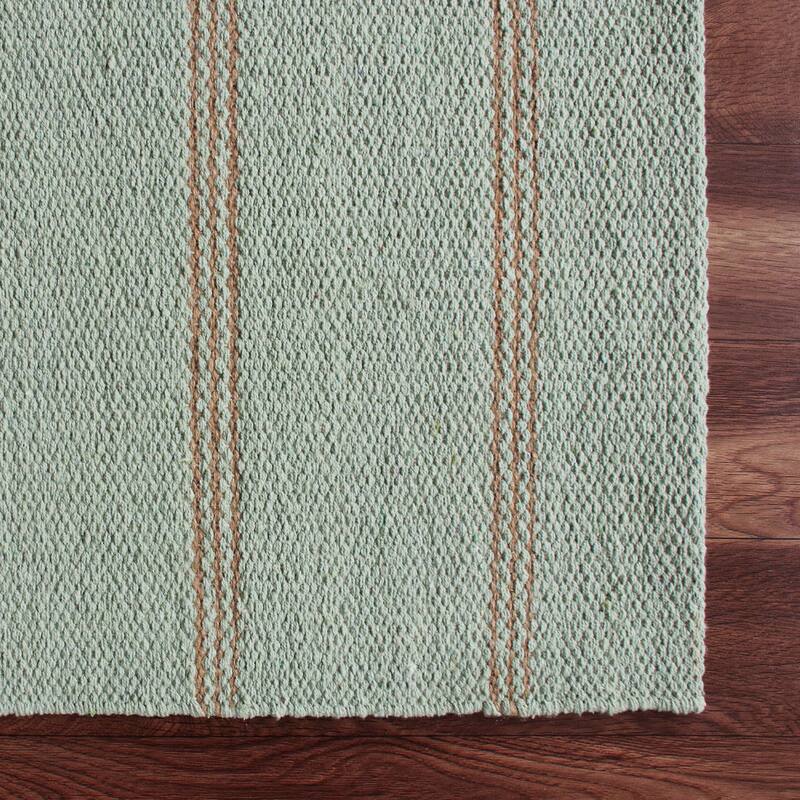 Sevita Striped Jute Area Rug