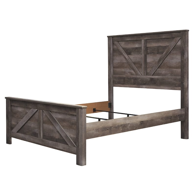 Wynnlow Cross-Buck Panel Bed.