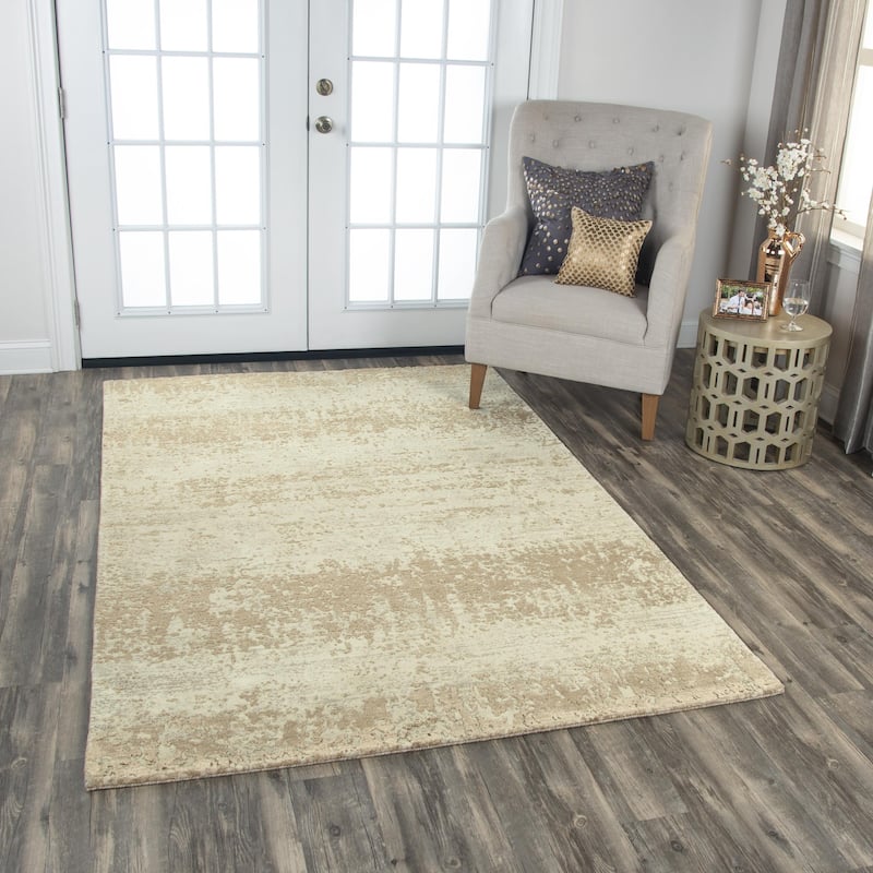 Alora Decor Radiant Abstract Wool Blend Area Rug