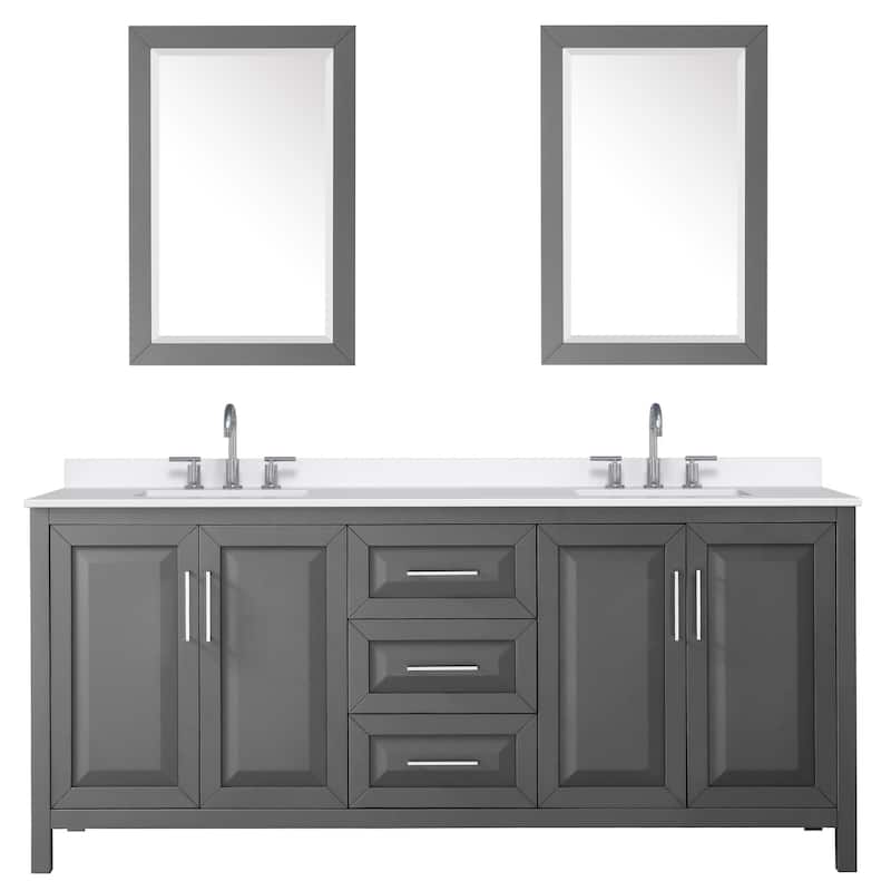 Wyndham Collection WCV252580D-QTZ-US3M24 Daria 80" Free Standing