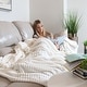 preview thumbnail 17 of 34, Nestl Cut Plush Fleece Throw Blanket - Lightweight Super Soft Fuzzy Luxury Bed Blanket for Bed