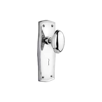 Nostalgic Warehouse Homestead Solid Brass Passage Door Knob Set with