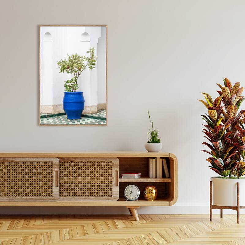 Apple Tree in Morocco by Photolovers Framed Canvas Wall Art Print