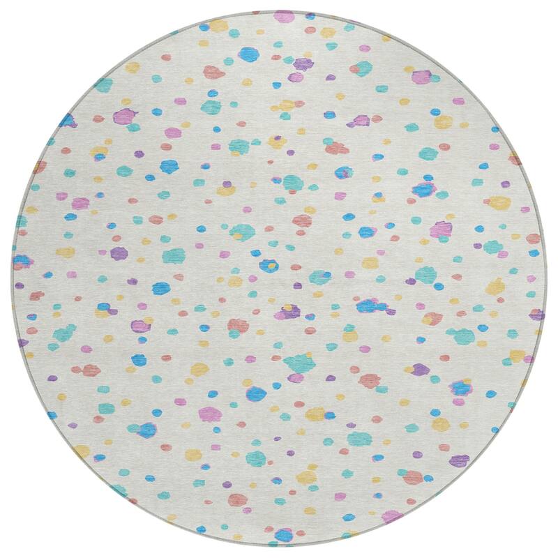 Machine Washable Indoor/ Outdoor Contemporary Sheinelle Chantille Rug