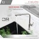 preview thumbnail 28 of 54, STYLISH Latina Single Handle Pull Down Kitchen Faucet