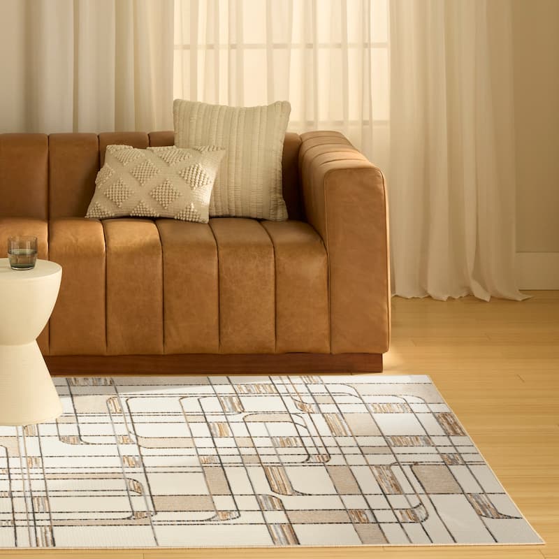 Nourison Nordic Indoor only Abstract Area Rug