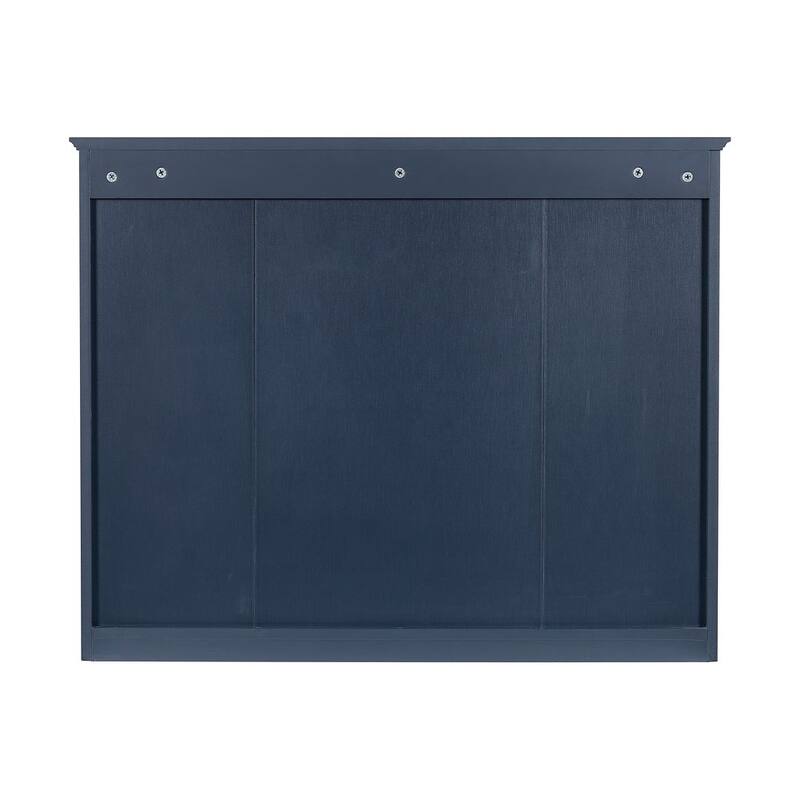 36" Modern Bathroom Vanity with Sink and Medicine Cabinet,2 Soft Closing Doors and 4 Drawers